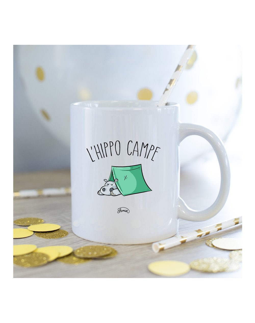 Mug Hippo campe