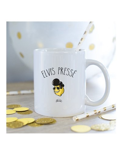 Mug Elvis pressé