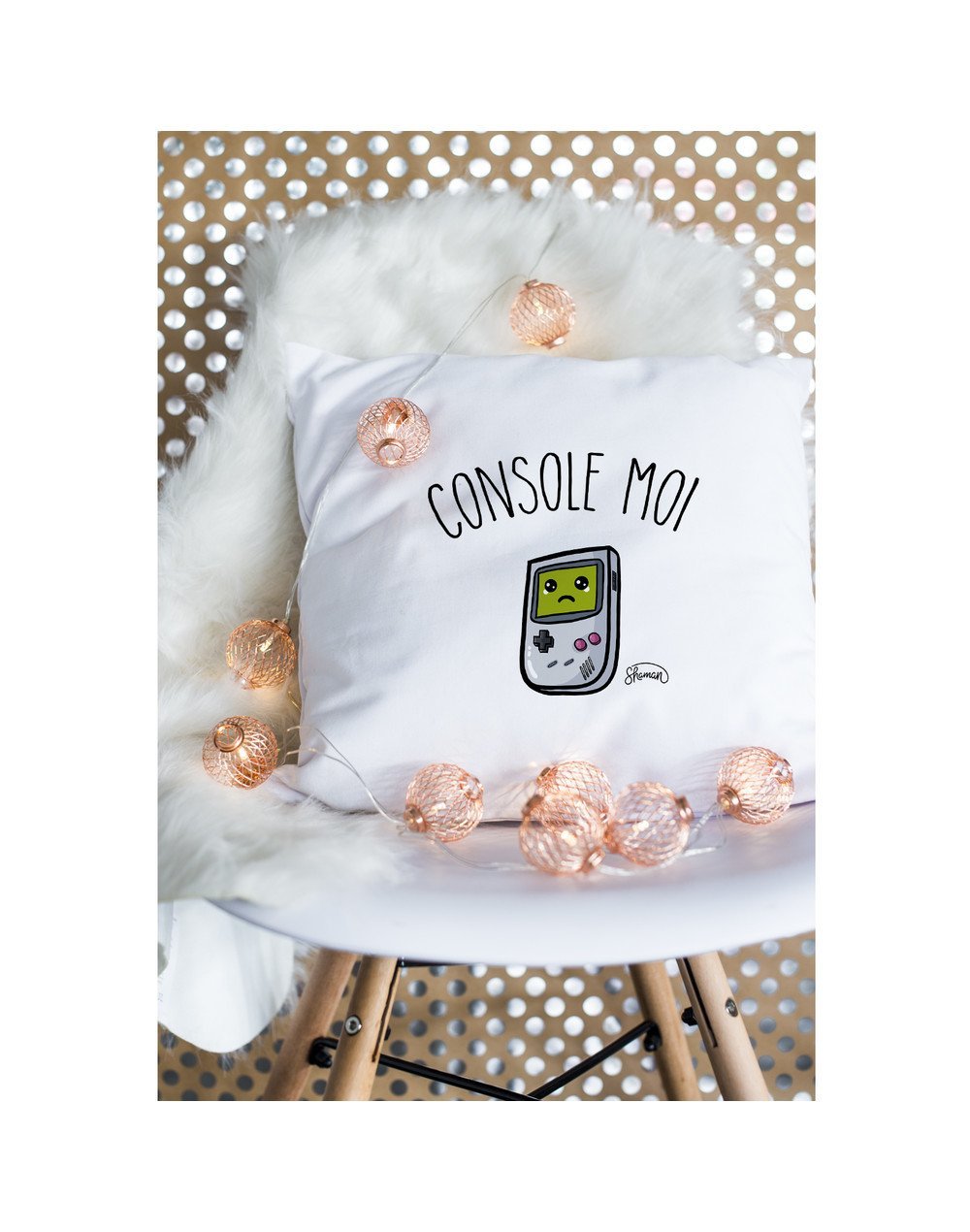 Coussin "Console moi"