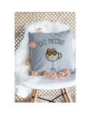 Coussin "Cat puccino"