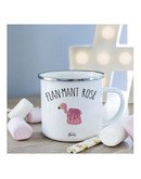 Mug Flan-mant rose