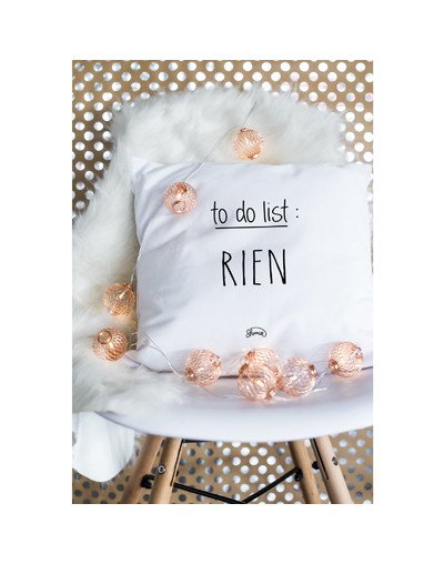 Coussin "To do list"