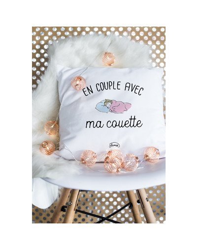 Coussin "Couple couette"