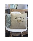 Coussin "Chat-perlipopette"