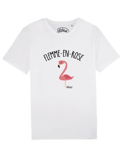 Tee-shirt "Flemme en Rose"