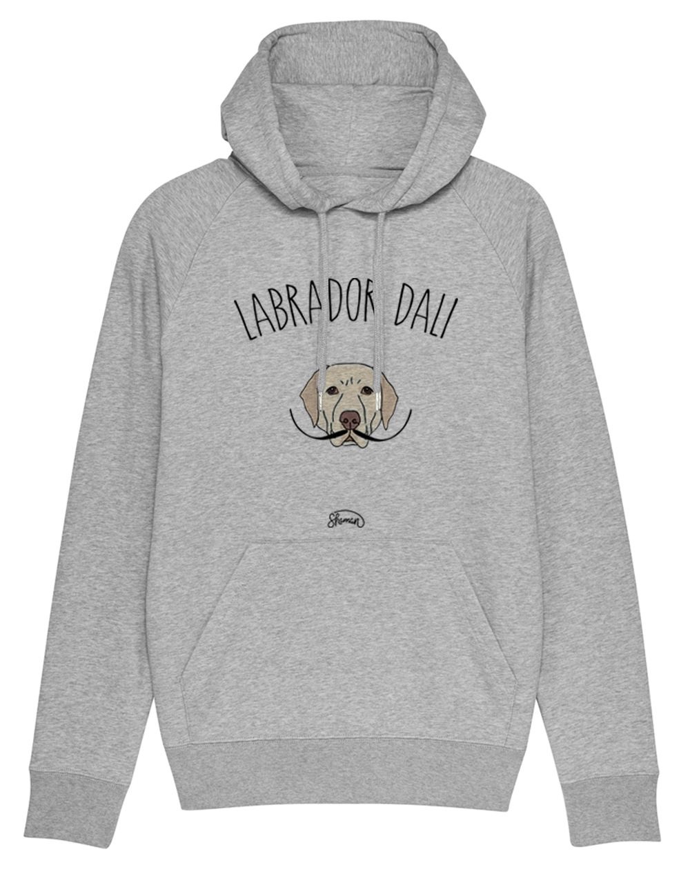 Sweat capuche "Labrador Dali"