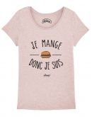 T-shirt "Je mange donc je suis"
