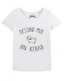 T-shirt "Dessine moi un kebab"