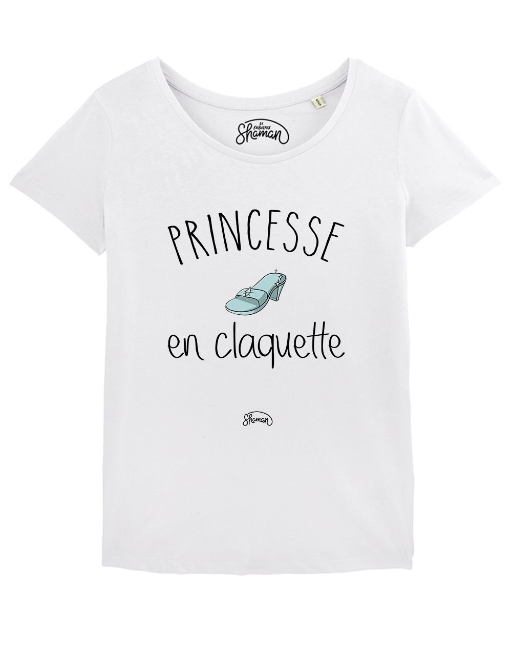 T-shirt "Princesse en claquette"