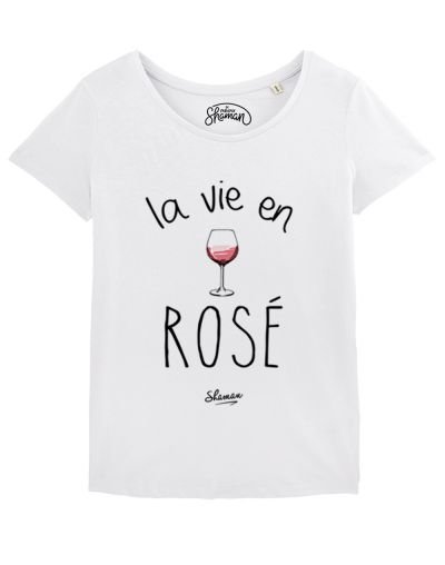 T-shirt "La vie en rosé"