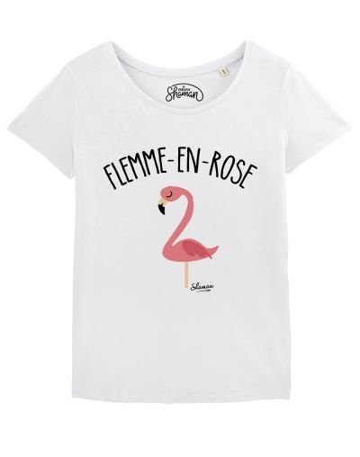 T-shirt "Flemme-en-Rose"