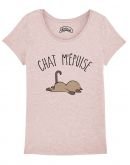 T-shirt "Chat m'épuise"
