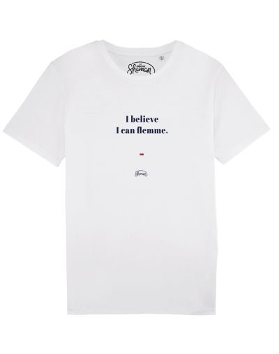 Tee-shirt "I can flemme"