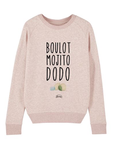 Sweat "Boulot mojito dodo"
