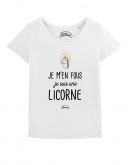 T-shirt "Je m'en fous je suis une licorne"