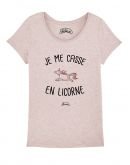T-shirt "Je me casse en licorne"