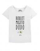 T-shirt "Boulot mojitos dodo"