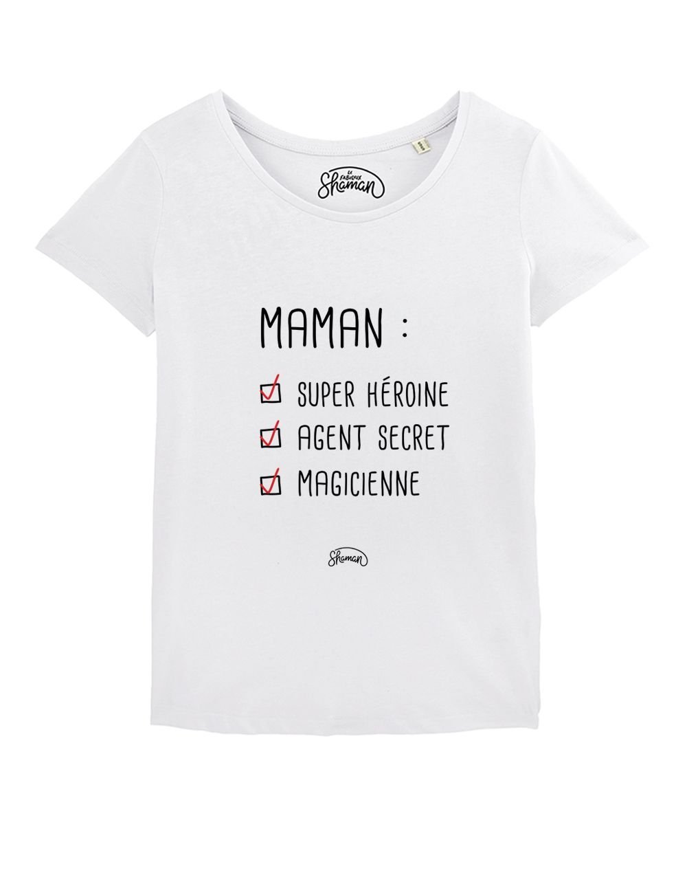 T-shirt "Maman super héroine"