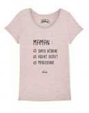 T-shirt "Maman super héroine"