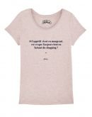 T-shirt "Argent shopping"