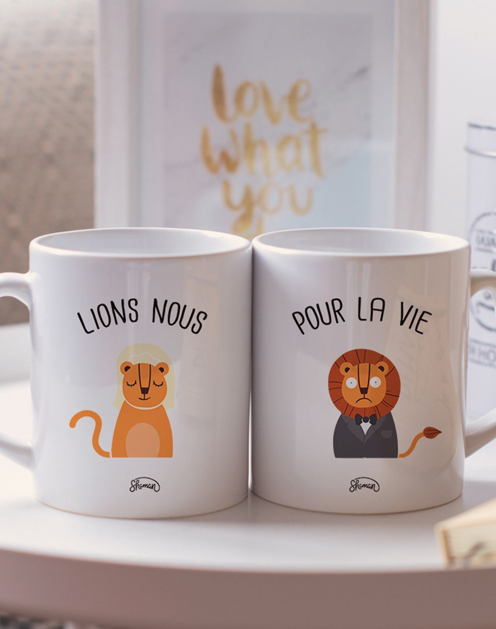 Mugs duo "Lions nous pour la vie"