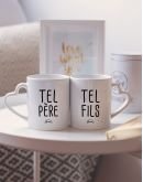 Mugs duo "Tel père - Tel fils"