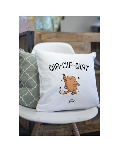 Coussin "Chachachat"