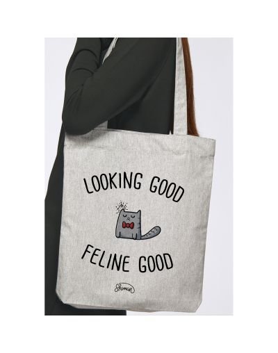 Tote Bag "Looking good feline good"