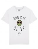 Tee shirt Born to be olive