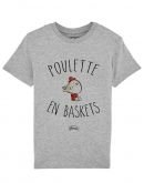 Tee shirt Poulette en baskets
