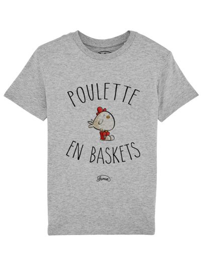 Tee shirt Poulette en baskets