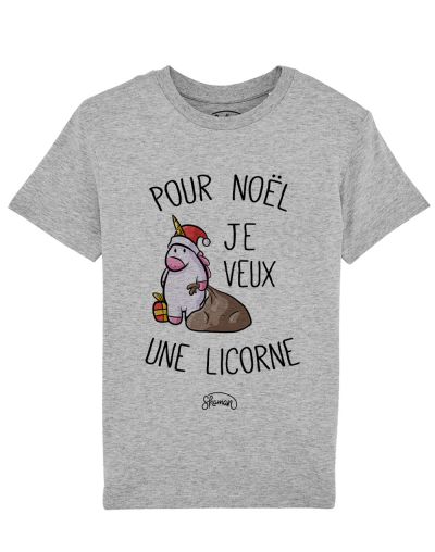Tee-shirt Noel Licorne