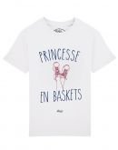 Tee-shirt princesse en baskets