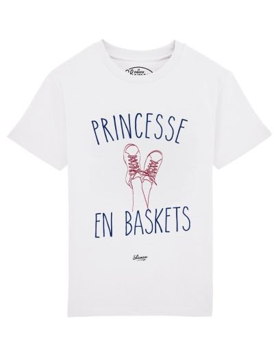 Tee-shirt princesse en baskets