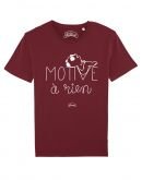 Tee-shirt "Motivé à rien"