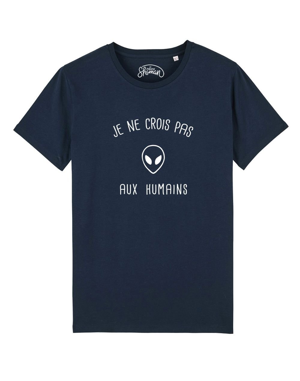 Tee-shirt "Je ne crois pas aux humains"