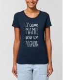 T-shirt "J'aime mamie pour son pognon"