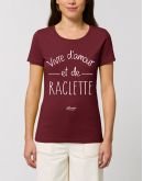 T-shirt "Vivre d'amour et de raclette"