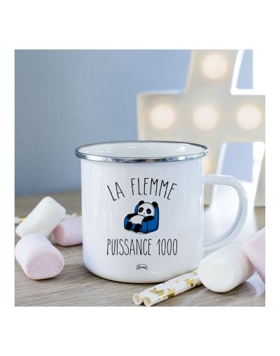 Mug "La flemme puissance 1000"