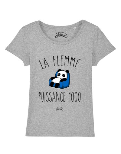 T-shirt "La flemme puissance 1000"