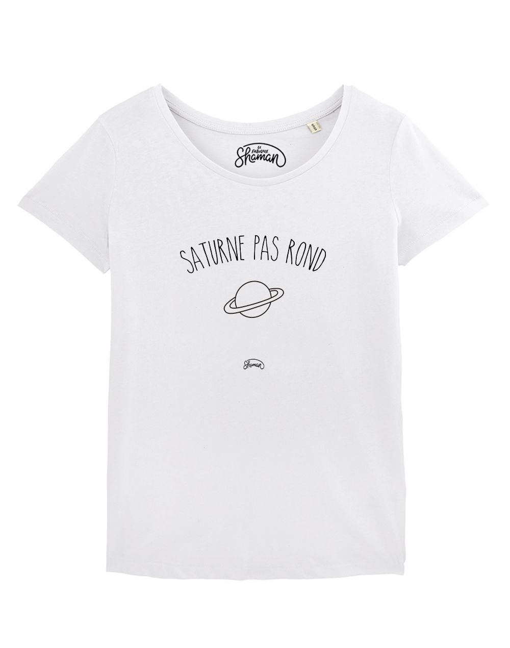 T-shirt "Saturne pas rond"
