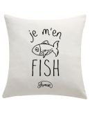 Coussin "Je m'en fish"