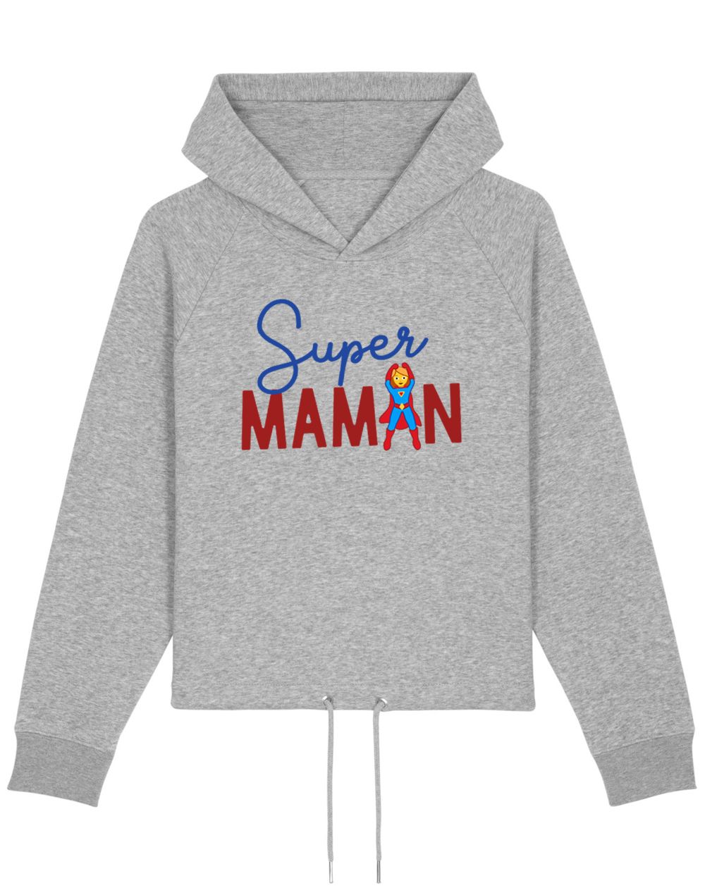 Sweat capuche "Super Maman"