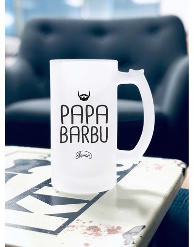 Chope de bière "Papa barbu"