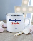 Mug métal BONJOUR PARIS