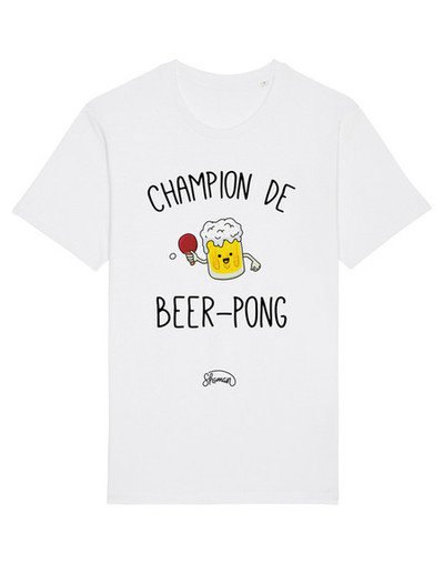 Tshirt CHAMPION DE BEER-PONG
