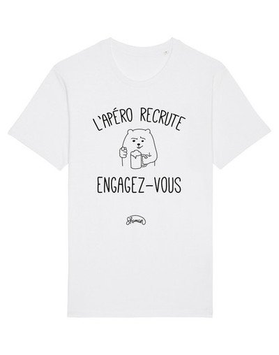 Tshirt L'APÉRO RECRUTE ENGAGEZ-VOUS
