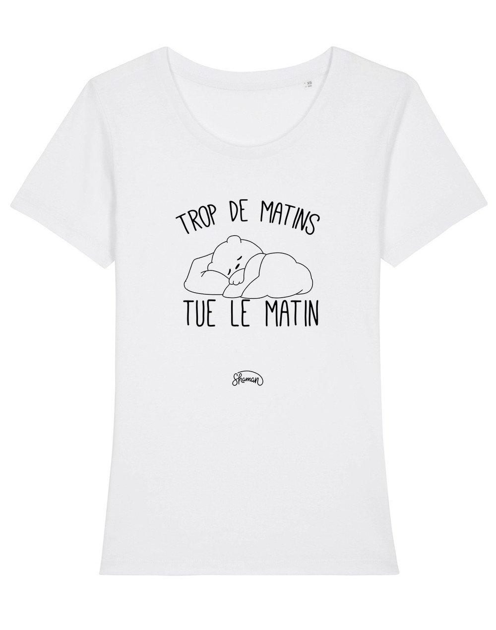 Tshirt TROP DE MATINS TUE LE MATIN