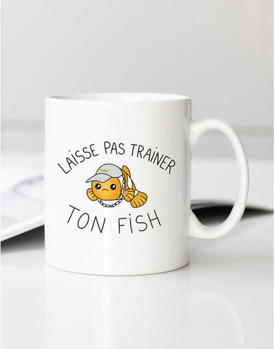 Mug LAISSE PAS TRAINER TON FISH