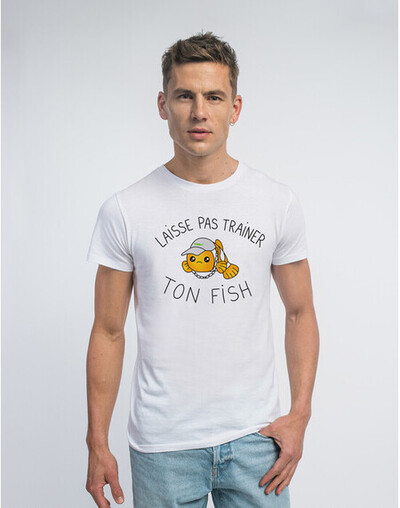 Tshirt LAISSE PAS TRAINER TON FISH